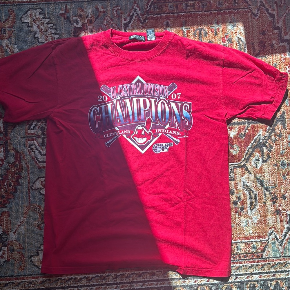 Cleveland Indians Red Champions Tee